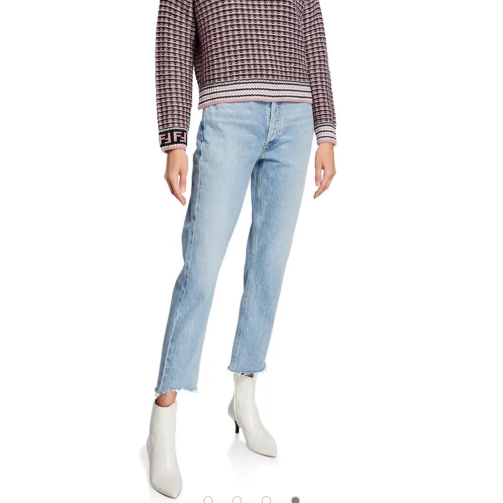 AGOLDE Riley high rise straight crop, size 28